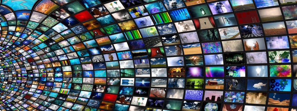 Abstract video and image data screens